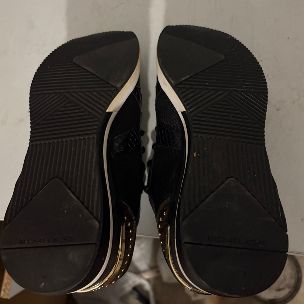 Michael Kors Women’s Black Heel Sneakers - Picture 3 of 3